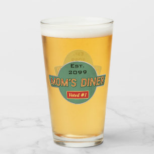 Copo De Pint Vidro do pinheiro do retô do mãe