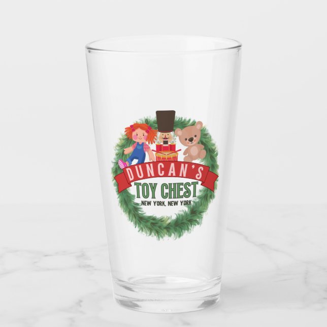 Copo De Pint Vidro do tórax de Duncan (Frente)