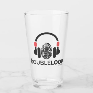 Copo De Pint Vidro do Tumbler - Podcast de loop duplo