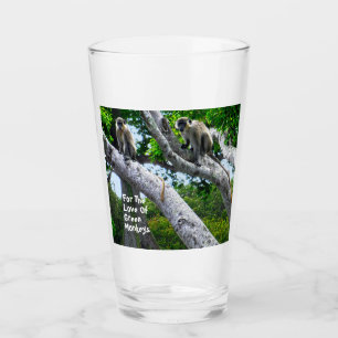 Copo De Pint Vidro dos Macacos Verdes Barbados