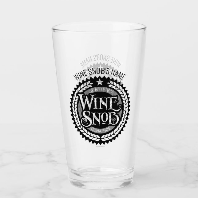 Copo De Pint Vidro esnobe (Frente)
