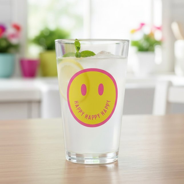 Copo De Pint Vidro feliz (Criador carregado)