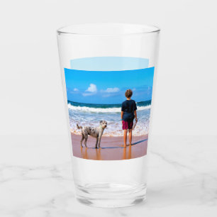 Copo De Pint Vidro Fotográfico Personalizado Seu Próprio Desi