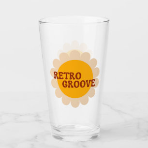 Copo De Pint Vidro Groove Retrô