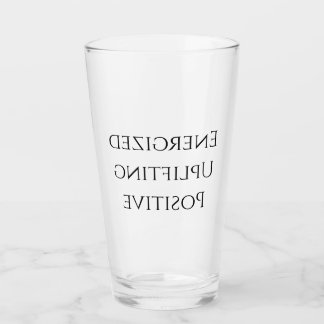 Copo De Pint Vidro Hado Água! Uplifando Energia Positiva ~