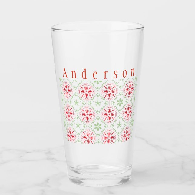 Copo De Pint Vidro Nórdico de Férias (Frente)