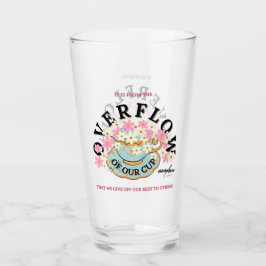 Copo De Pint Vidro OVERFLOW por Adiela Akoo