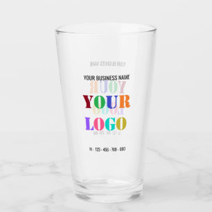 Copo De Pint Vidro personalizado de promoção comercial de logot