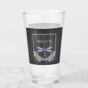 Copo De Pint Vidro Personalizado Russo De Dragões Roxos
