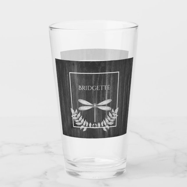 Copo De Pint Vidro Personalizado Russo Dragonfly (Frente)