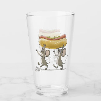 Copo De Pint Vidro Picnic/CHURRASCO do Mic & Mac