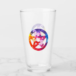 Copo De Pint Vidro Psicodélico