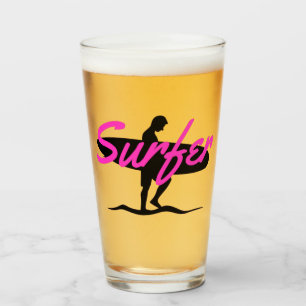Copo De Pint Vidro Surfer