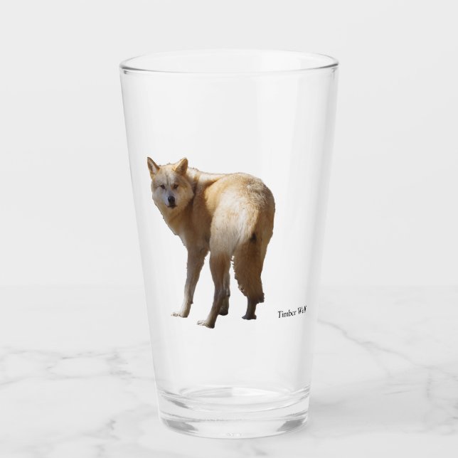 Copo De Pint vidro Timber Wolf (Frente)