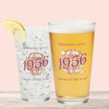 Vintage 1956 70th birthday retro purple 