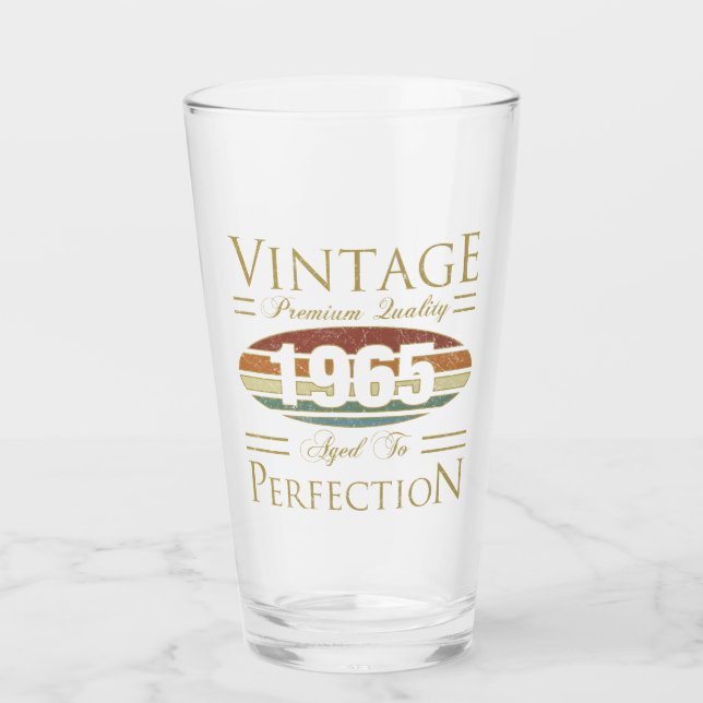 Copo De Pint Vintage 1965 60th Birthday (Frente)