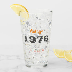 Copo De Pint Vintage 1976 Birthday Glass - Edição limitada 50th