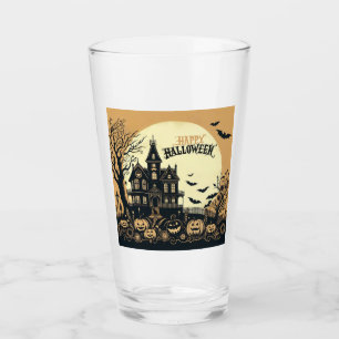 Copo De Pint Vintage feliz arte de Halloween