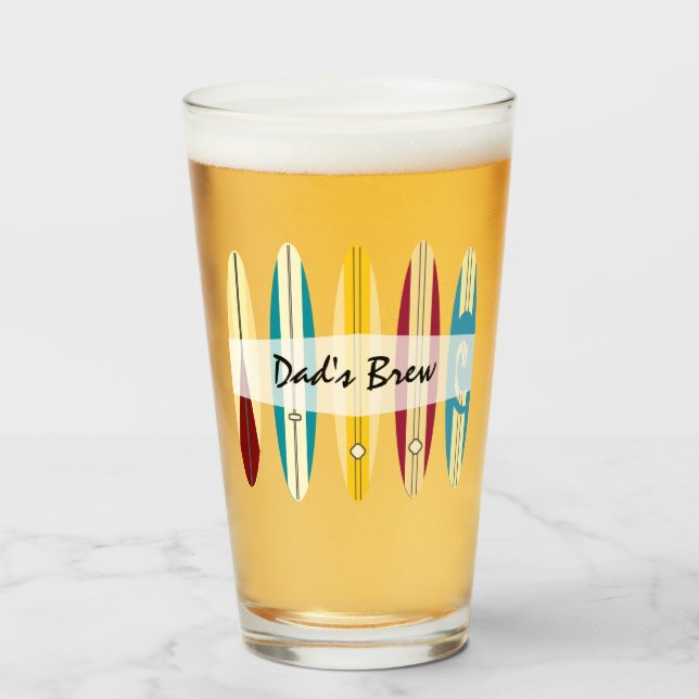 Copo De Pint Vintage Longboards (Frente (Preenchido))