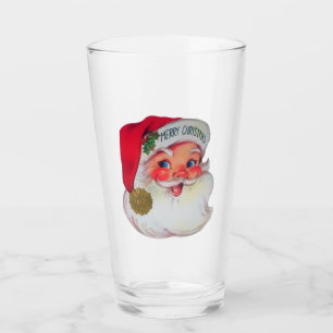 Copo De Pint Vintage Papais noeis Bebendo Glass