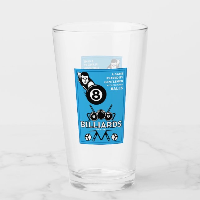 Copo De Pint Vintage Pocket Billards (Frente)