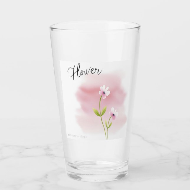 Copo De Pint Violet Flower Mug (Frente)