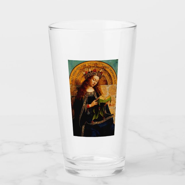 Copo De Pint Virgem Maria por Jan van Eyck (Frente)