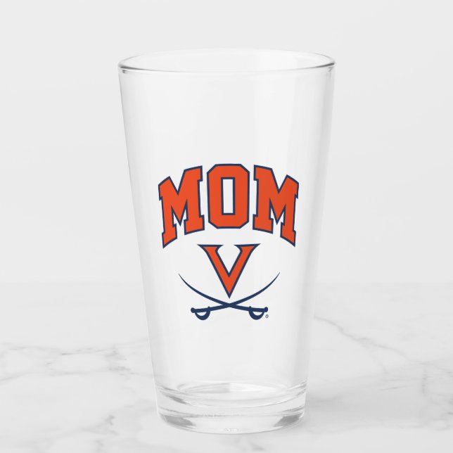 Copo De Pint Virginia Cavaliers Mãe (Frente)