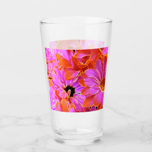 Copo De Pint Visitas Rosa e Laranja