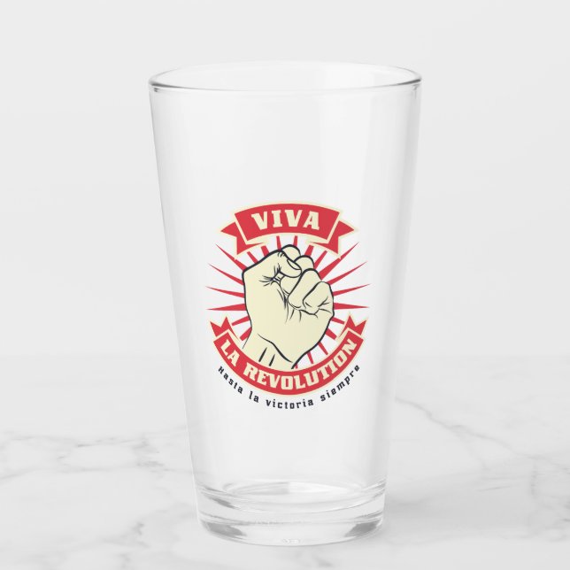 Copo De Pint Viva a revolução (Frente)