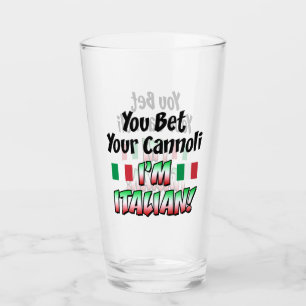 Copo De Pint Você aposta seu Cannoli que eu sou italiano