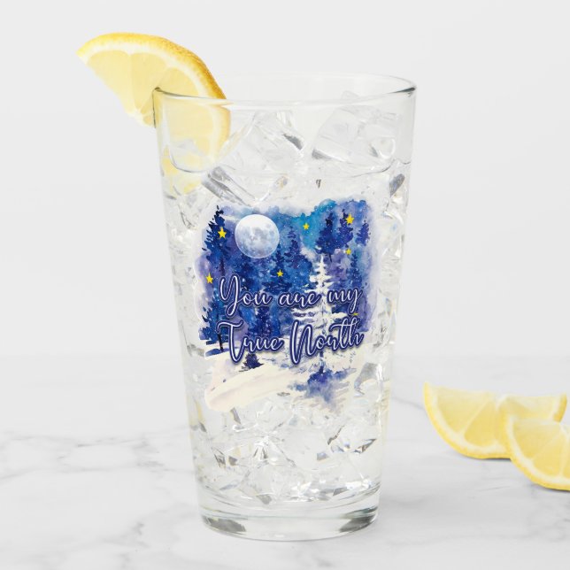 Copo De Pint Você É Meu Verdadeiro Norte (Gelo frontal)