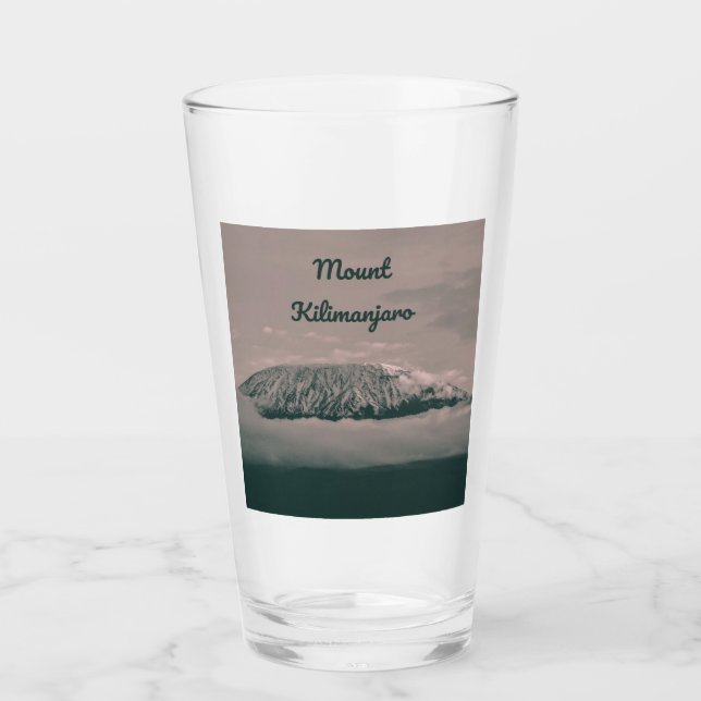 Copo De Pint Vulcão de Neve Monte Kilimanjaro na Tanzânia Áfric (Frente)