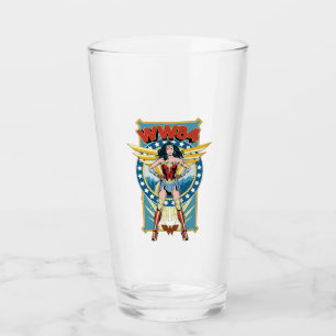 Copo De Pint W84 Crachá de Caractere de Mulher Maravilha Retr