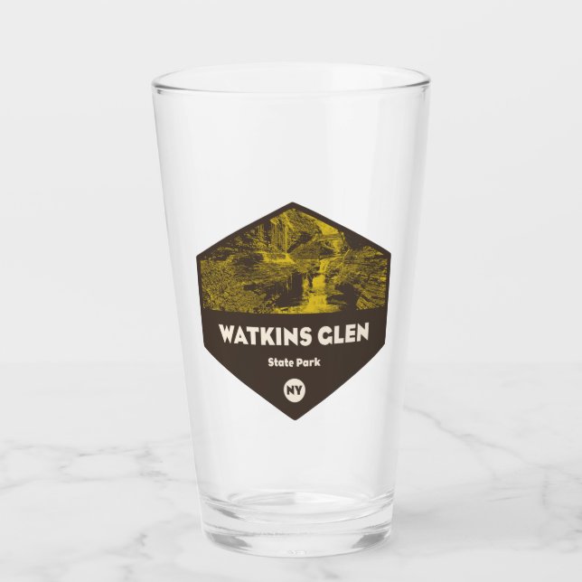 Copo De Pint Watkins Glen State Park Nova Iorque (Frente)