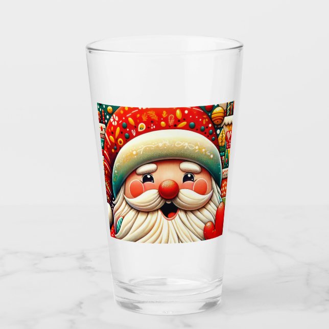 Copo De Pint Weihnachtsmann Papai Noel Baba Saint Nicholas Kris (Frente)