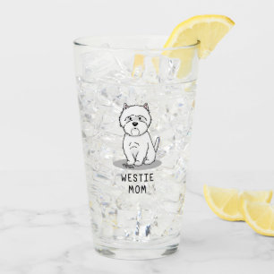 Copo De Pint Westie Mãe - West Highland White Terrier Dog Mãe