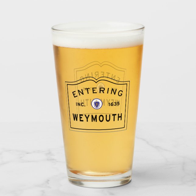 Copo De Pint Weymouth entrando (Frente (Preenchido))