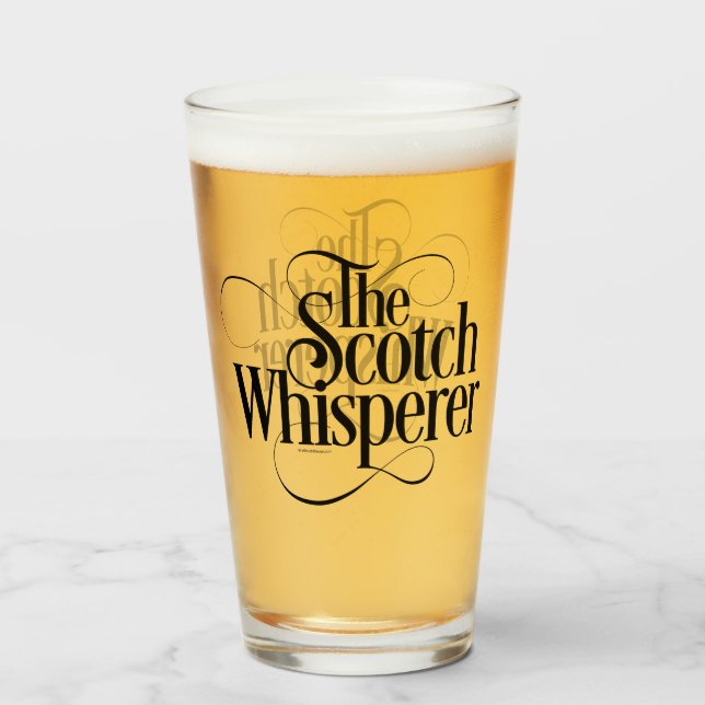 Copo De Pint Whisperer escocês (Frente (Preenchido))