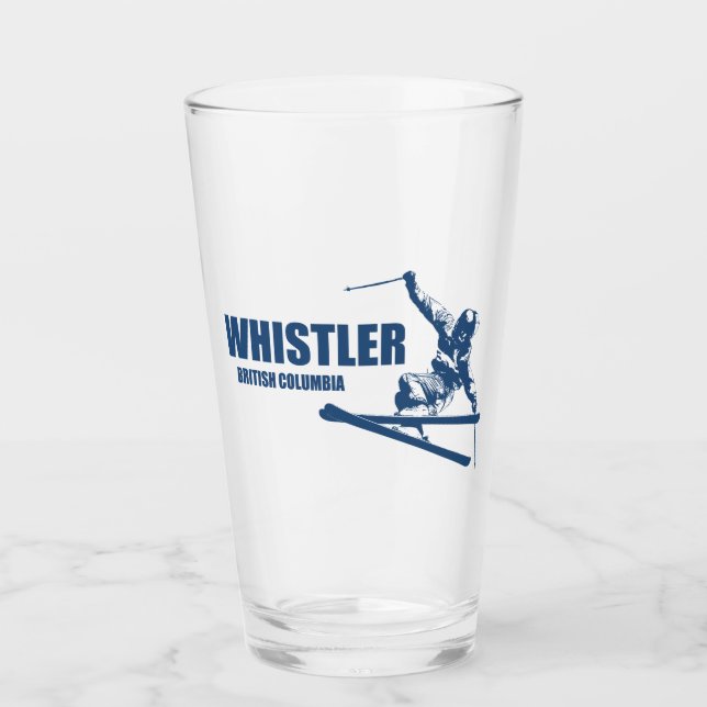 Copo De Pint Whistler British Columbia Skier (Frente)