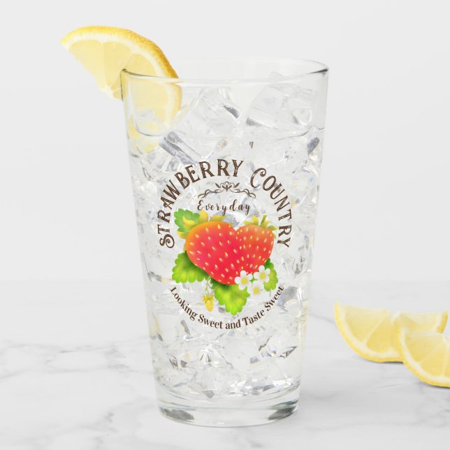 Copo De Pint White Strawberry (Gelo frontal)