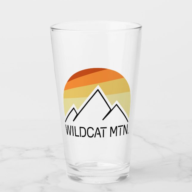 Copo De Pint Wildcat Mountain New Hampshire Retro (Frente)