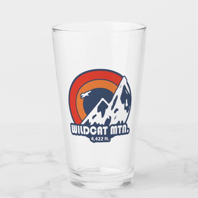Copo De Pint Wildcat Mountain New Hampshire Sun Eagle (Frente)