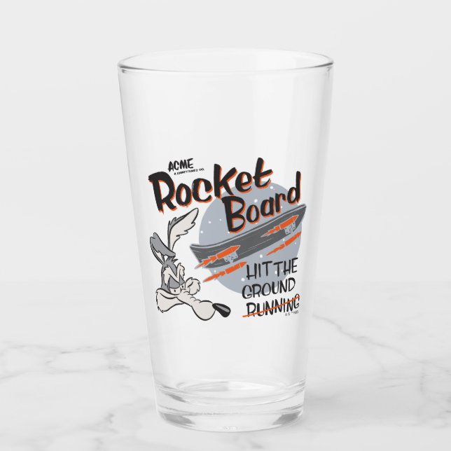 Copo De Pint WILE E. COYOTE™ Prancha de Foguete ACME (Frente)