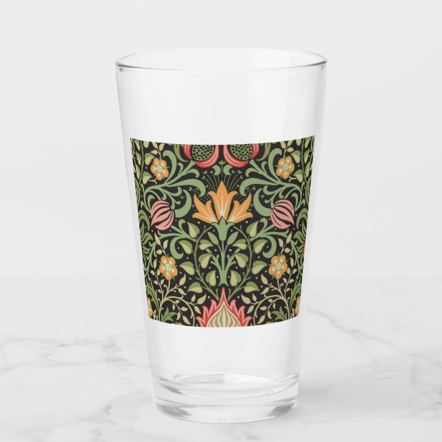 Copo De Pint William Morris Persian Floral Antique (Frente)