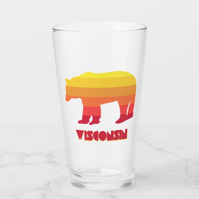 Copo De Pint Wisconsin Bear (Frente)