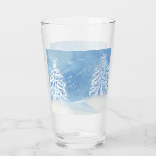 Copo De Pint Wonderland Winter Snowy Trey Snow Call Call Waterc
