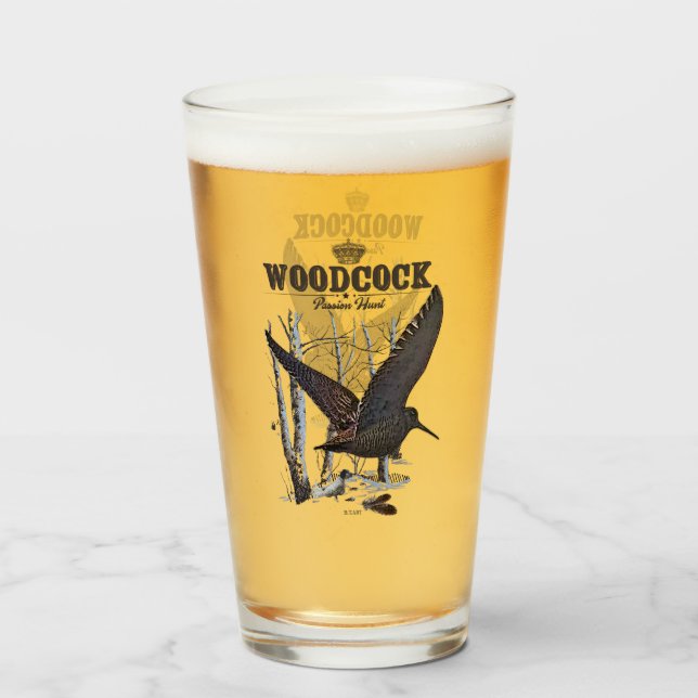 Copo De Pint Woodcock- Passion Hunt (Frente (Preenchido))