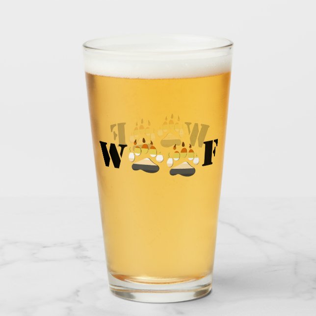 Copo De Pint Woof (Frente (Preenchido))