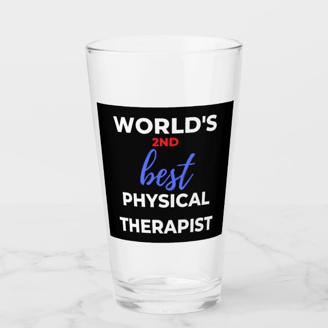 Copo De Pint World's 2nd Best Physical Therapist (Frente)